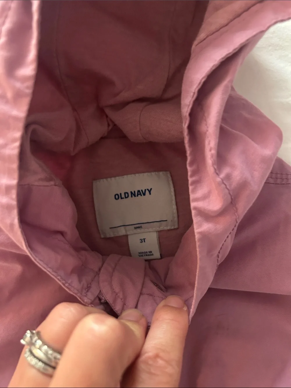 Old Navy Mauve Hooded Girls' Lightweight Jacket